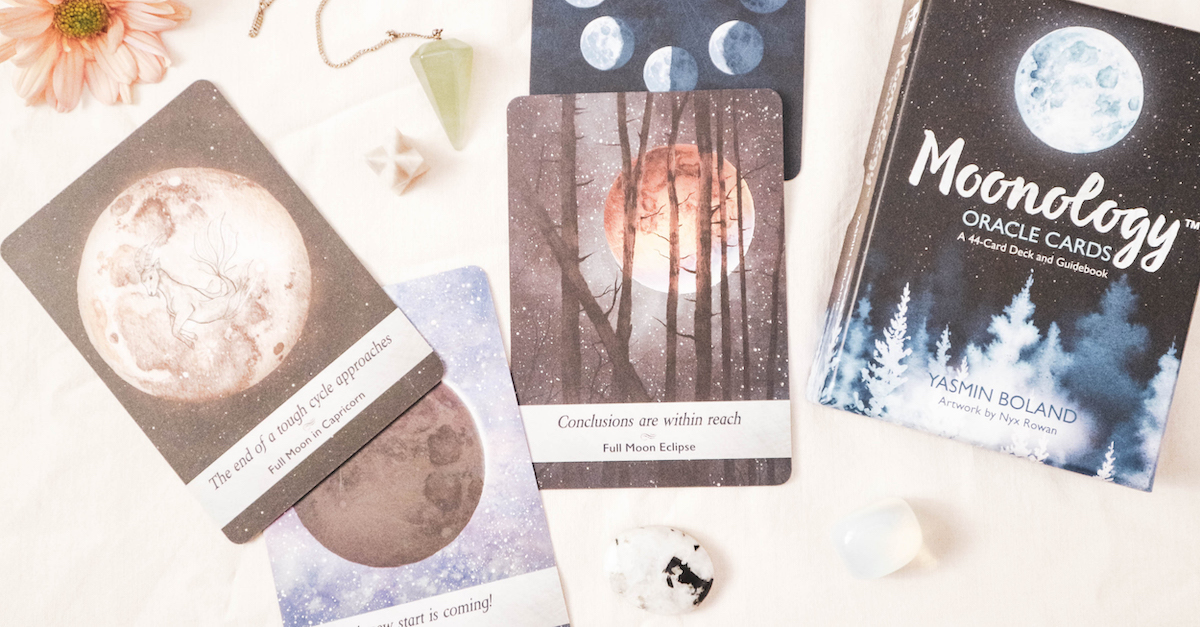 Oracle Card Deck Review: Moonology By Yasmin Boland