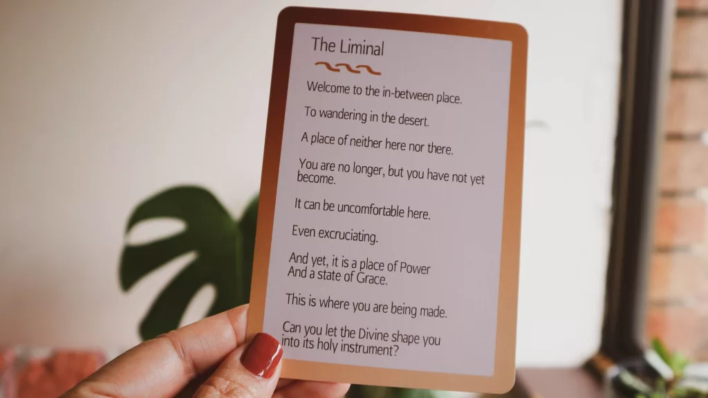 The Liminal Card from The Power of the Yin Oracle by Daven Lee